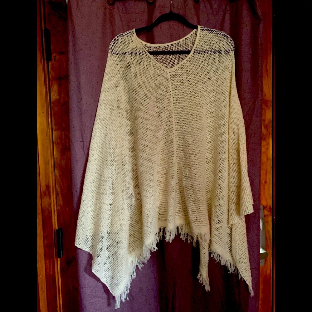 Eileen Fisher Peruvian Organic Cotton Poncho